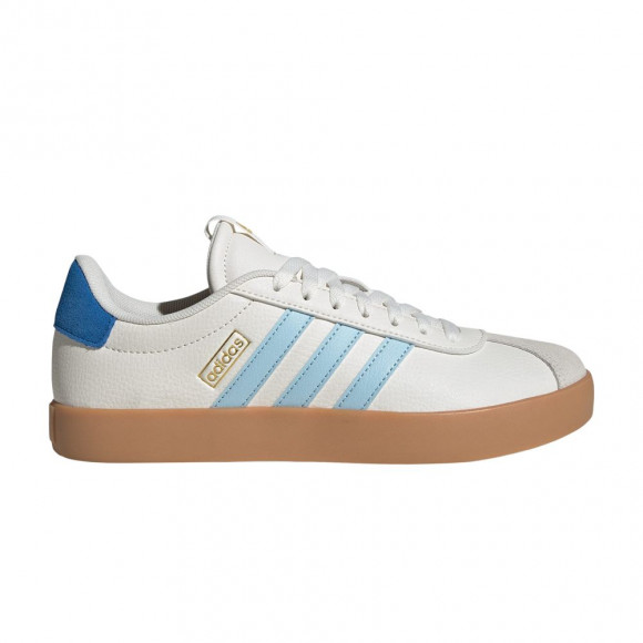 adidas Wmns VL Court 3.0 'Core White Ice Blue Gold Metallic' | Women's Size 7.5 - KI4577