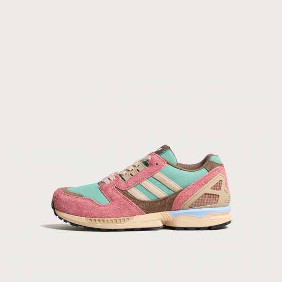 Adidas Men's ZX 8000 Sneaker in St Fade Ocean/Sand Strata/Wonder Red - KI4724