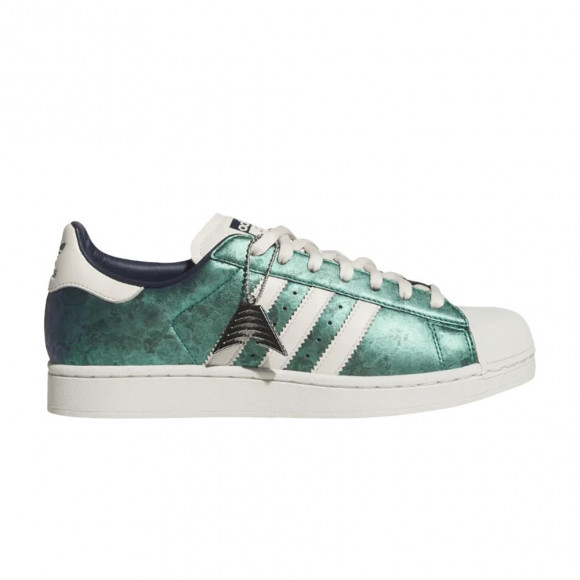 Anthony Edwards x adidas Superstar 'Green Silver' | Men's Size 8.5 - KI6583