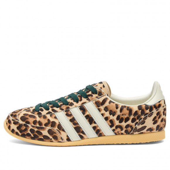Adidas Women's Japan Leopard Sneakers Magic Beige/Ivory/Aurora Ivy - KI6687