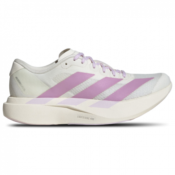 Adidas Adizero EVO SL Femme - Baskets, Blanc - Pointure 38 - Maille/synthétique - KI7354
