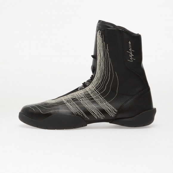 Sneakers Y-3 Regu Embroidery Black/ Black/ Aluminum - KI7814