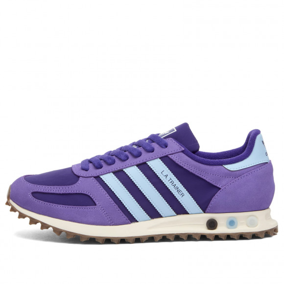 Adidas Men's La Trainer Og Sneaker in Collegiate Purple/Glow Blue/Purple Rush - KI8045