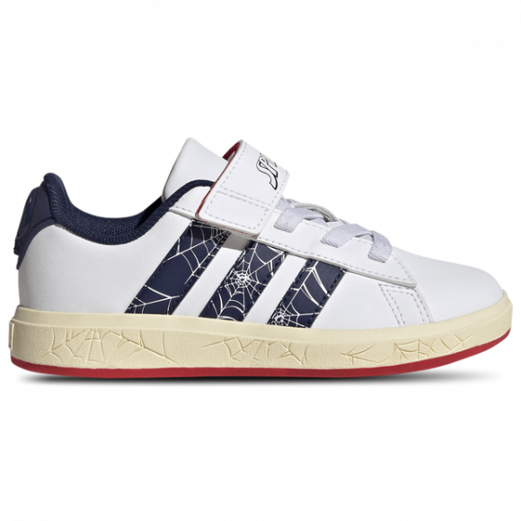 Adidas Marvel Spider-man Grand Court - Sneakers Bébé - Blanc - Pointure 32 - Maille/synthétique - KI9122