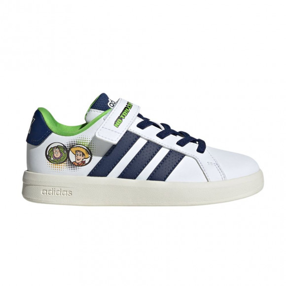 Pixar Toy Story  x adidas Grand Court Little Kid 'Cloud White Dark Blue Off White' | Kid's Size 3 - KI9180