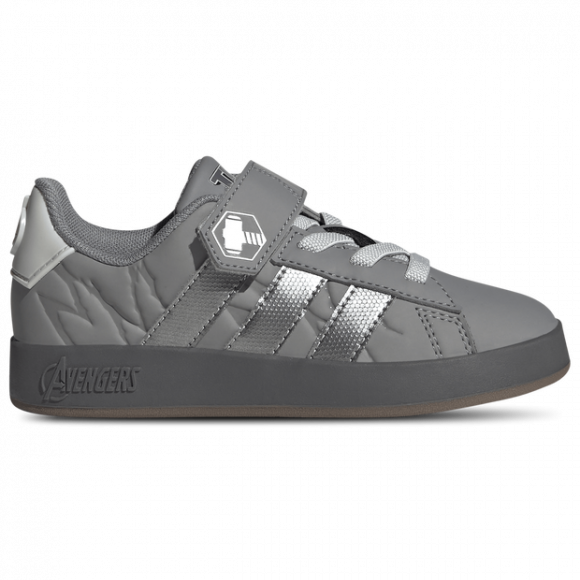 Marvel Avengers x adidas Grand Court Little Kid 'Grey Silver Metallic' | Kid's Size 7 - KI9183