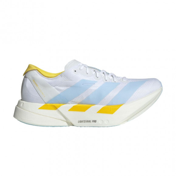 adidas Wmns Adizero Adios Pro 4 'Cloud White Glow Blue Yellow' | Women's Size 6 - KI9387