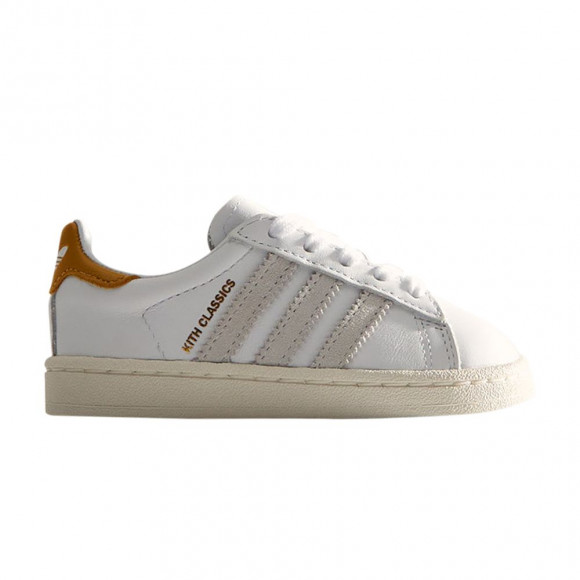 adidas Kith x Campus 80s I 'Classics Program - Mango' | White | Infant Size 8.5 - KITH-CAMPUS-I-MANGO