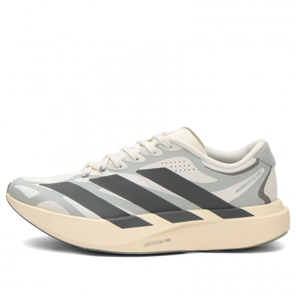 Adidas Women's Adizero Evo Sl Exo Sneaker in Cloud White/Grey Four/Wonder Silver - KJ0440
