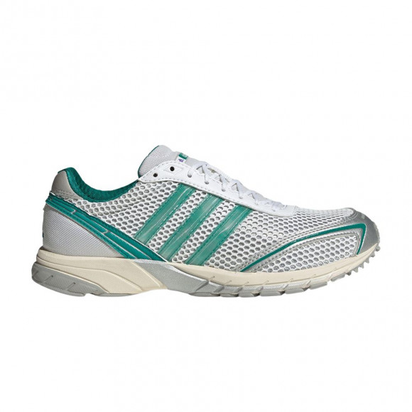 adidas Wmns Adizero Adios OG 'Silver Metallic Core Black Power Green' | Women's Size 8.5 - KJ1000