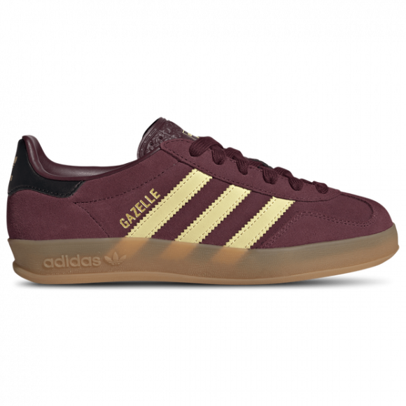 Adidas Gazelle - Sneakers Enfant - Rouge - Pointure 35.5 - Cuir - KJ2291
