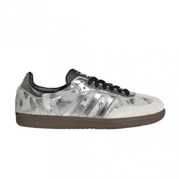 adidas Wmns Samba OG 'Cream White Silver Metallic Black' | Women's Size 5 - KJ2314