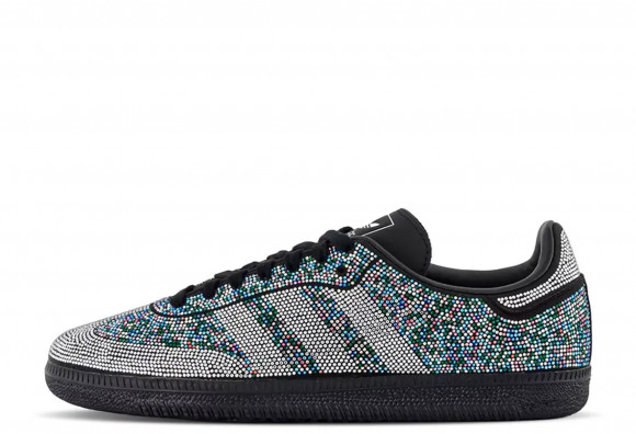 adidas Samba Rhinestone Black Silver - KJ2510