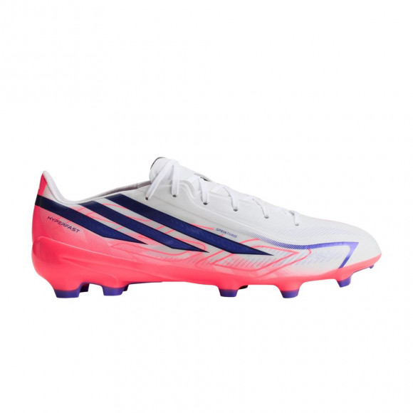 adidas F50 Hyperfast League FG 'Cloud White Solar Purple' | Men's Size 7.5 - KJ3412