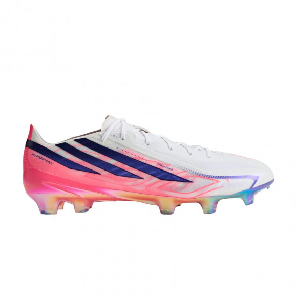 adidas F50 Hyperfast Elite FG 'Cloud White Solar Purple' | Men's Size 9.5 - KJ3432