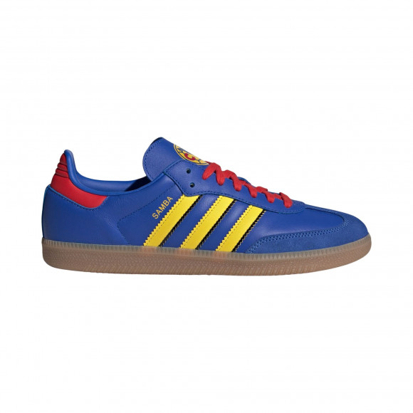 adidas Samba Licensed 'Hi-Res Blue Yellow Vivid Red' | Men's Size 11 - KJ3531