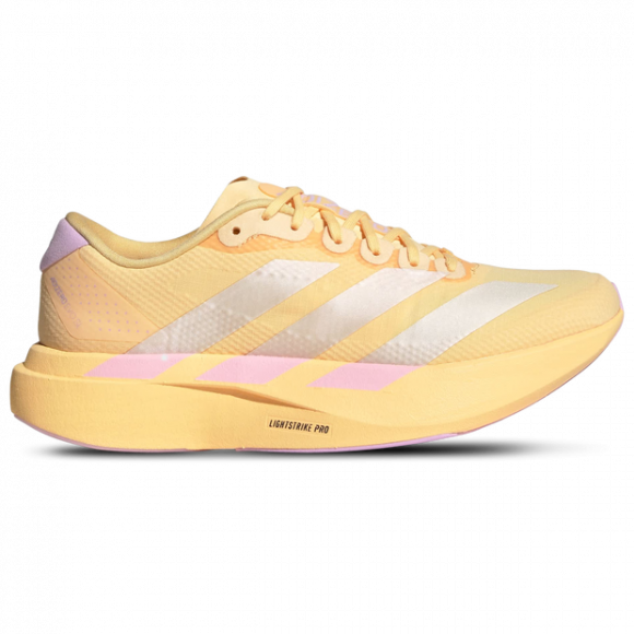 Adidas Adizero EVO SL Women's Sneakers - Yellow - Size 5.5 - Mesh/Synthetic - KJ3594