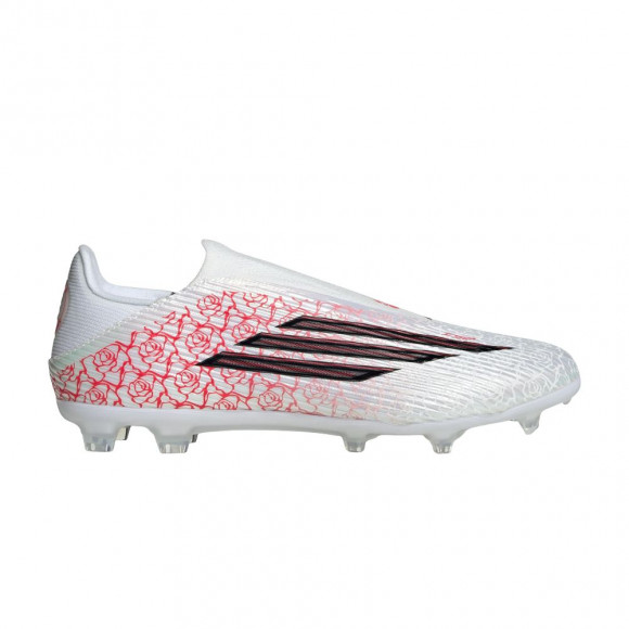 Lamine Yamal x adidas F50 League Laceless FG MG 'White Black Lucid Red' | Men's Size 10 - KJ3781