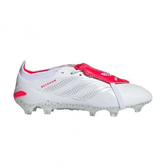 David Beckham x adidas Predator Elite Fold-Over Tongue FG 'White Silver Metallic' | Men's Size 6.5 - KJ4200