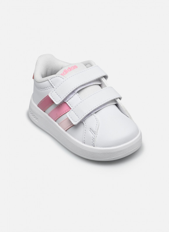 adidas Grand Court 3.0 TD 'Cloud White Pink Fusion' | Infant Size 6.5 - KJ4372