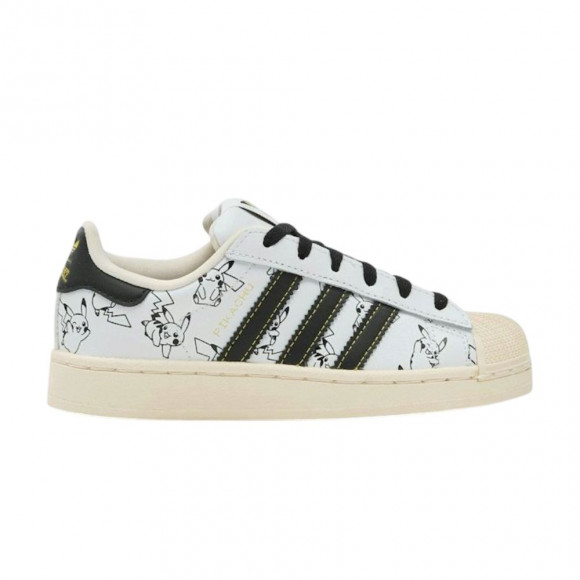 PokéMon x adidas Superstar Ii Big Kid 'Cloud White Core Black' | Kid's Size 7 - KJ5613