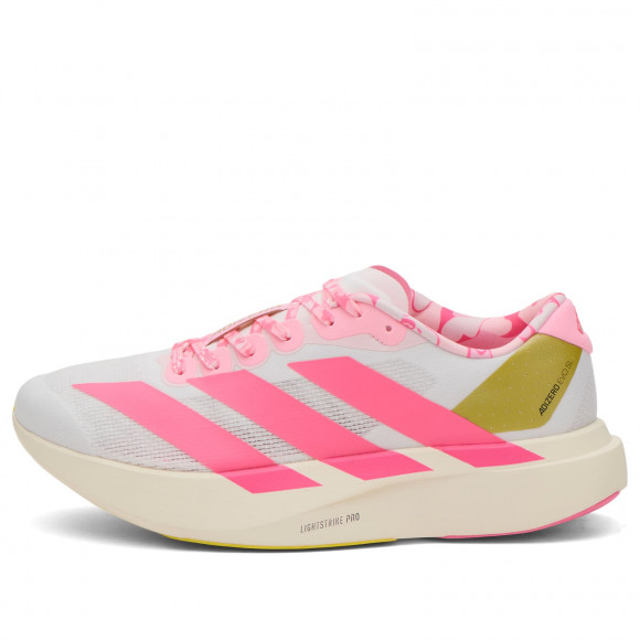 Adidas Men's x Bape Adizero Evo SL Sneaker Gold/Off White - KJ5751
