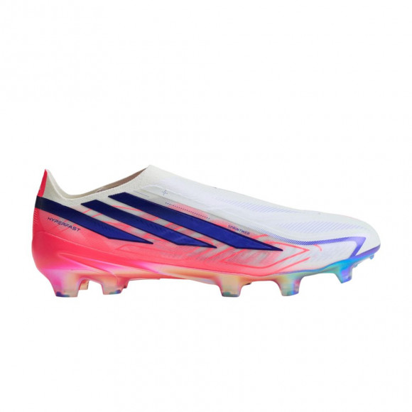 adidas F50 Hyperfast Elite Laceless FG 'Cloud White Solar Purple' | Men's Size 9.5 - KJ6074