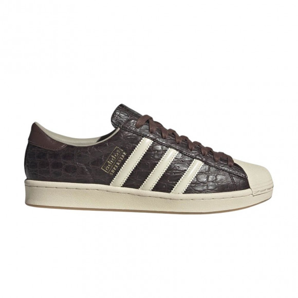 adidas Superstar Vintage 'Matte Croc' Aurora Coffee | Brown | Men's Size 8 - KJ7464