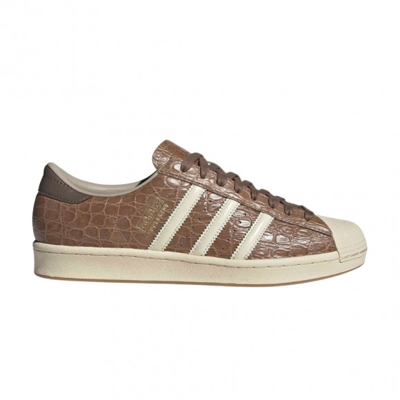 adidas Superstar Vintage 'Matte Croc' Chalk Brown | Men's Size 10.5 - KJ7465