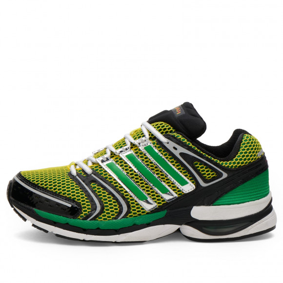 Adidas Men's x Jah Jah Adistar Control 5 Sneaker in Yellow/Core Black/Silver - KJ8405