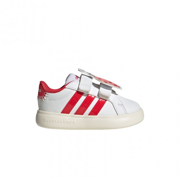 adidas Grand Court 3.0 Bubble TD 'Cloud White Pure Ruby Off White' | Infant Size 9 - KJ8652