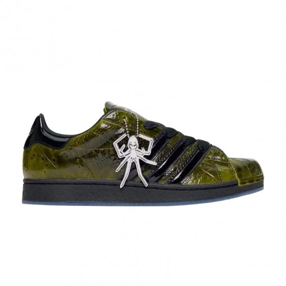 Sp5der x adidas Superstar 'Yellow Black' | Men's Size 9.5 - KJ9463