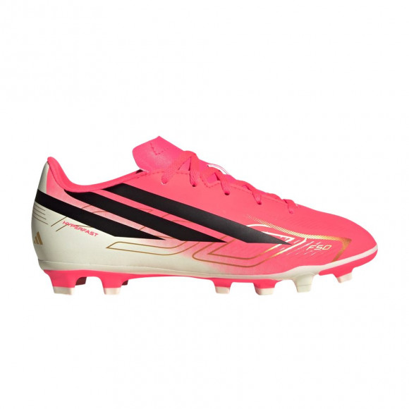 adidas F50 Hyperfast Club FG MG Little Kid 'Solar Turbo' | Pink | Kid's Size 13 - KK1307
