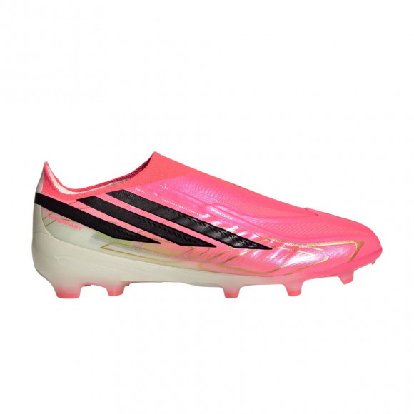 adidas F50 Hyperfast Elite Laceless FG Little Kid 'Solar Turbo' | Pink | Kid's Size 3 - KK1310