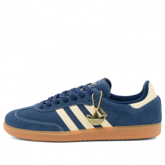 Adidas Men's Samba OG Sneaker in Night Indigo/Warm Vanilla/Gum - KK2273