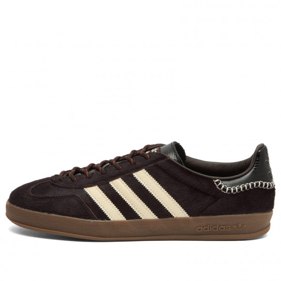 adidas x Wales Bonner Gazelle Pony Sneaker Aurora Coffee/Wonder White/Core Black - KK3640
