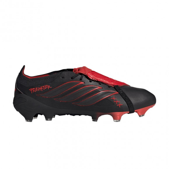 adidas Predator Elite Fold-Over Tongue FG 'Core Black Vivid Red' | Men's Size 8.5 - KK4190