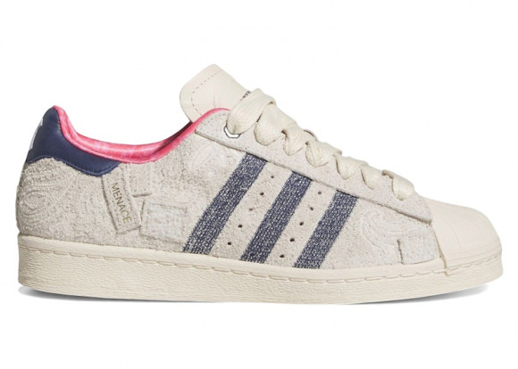 MENACE x Adidas Superstar 82 'Wonder White Dark Blue' | Men's Size 7 - KK5010