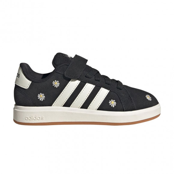 adidas Grand Court 00s Little Kid 'Core Black Off White' | Kid's Size 10.5 - KZ8678
