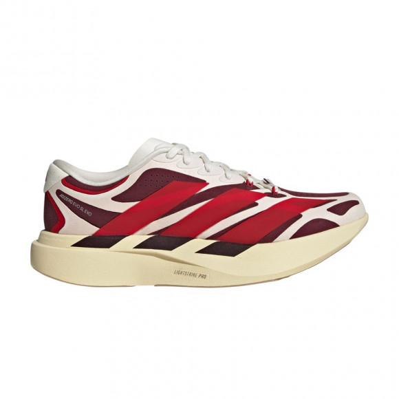 adidas Adizero EVO SL EXO Suede 'Off White Better Scarlet Maroon' | Men's Size 6.5 - KZ9006