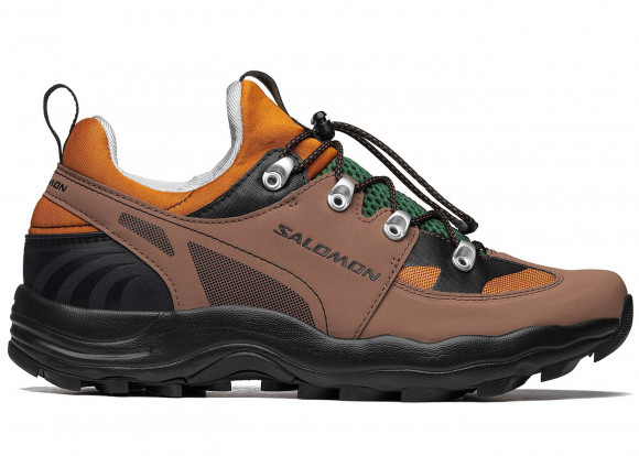Salomon Brown & Orange Raid Wind 75th Sneakers - L41704800