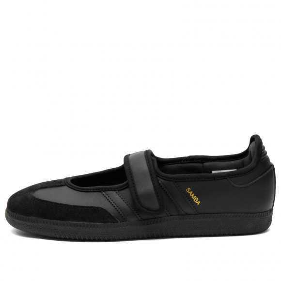 Adidas Women's Samba Jane Sneaker in Core Black/Core Black/Core Black - LA0968