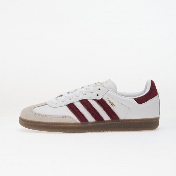 Sneakers adidas Samba OG Ftwr White/ Maroon/ Gum5 - LA0973