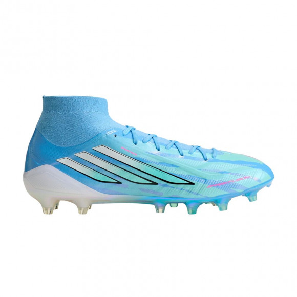 Trinity Rodman x adidas Wmns F50 Sparkfusion Elite Mid FG AG 'Semi Blue Burst Lucid Pink' | Women's Size 5.5 - LA4040