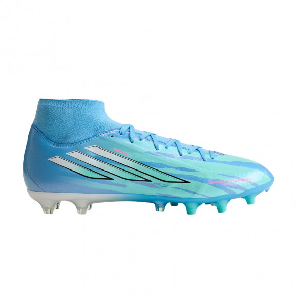 Trinity Rodman x adidas Wmns F50 Sparkfusion League Mid FG 'Semi Blue Burst Lucid Pink' | Women's Size 5 - LA4046