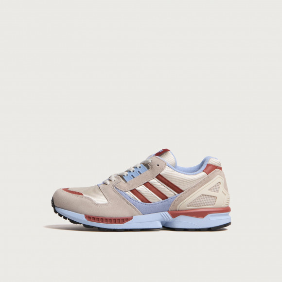 END. x Adidas Men's ZX 8000 Sneaker in Light Brown/Burnt Sienna/Chalk Blue - LB8100