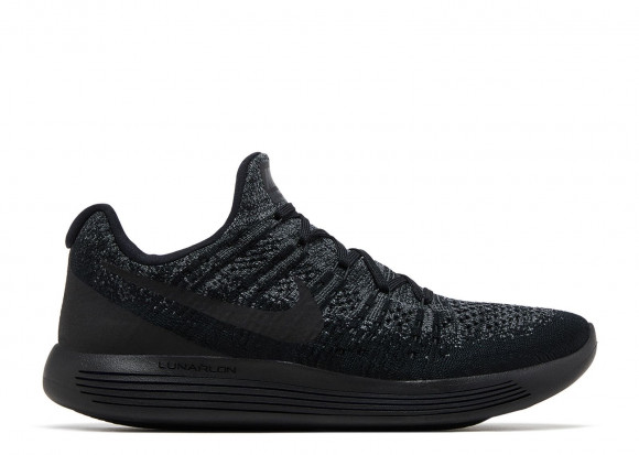 Nike Lunarepic Low Flyknit 2 'Black Dark Grey' | Men's - LunarEpic-2