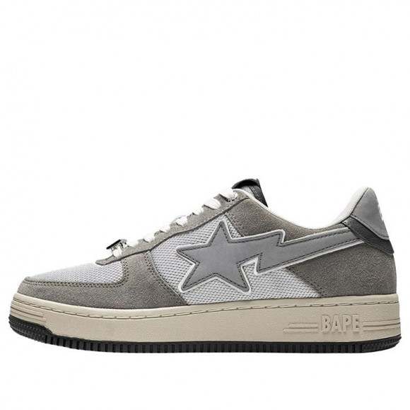 A BATHING APE Sta Low Stadium Goods GRAY Fashion Skate Shoes M000002 - M000002