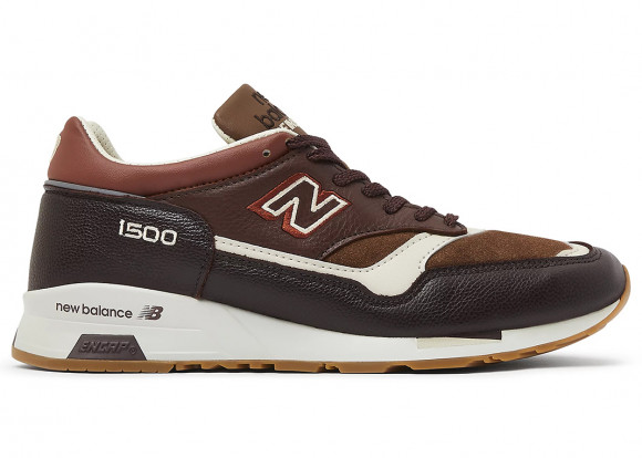 New Balance Hombre MADE in UK 1500 in Marrón/Gris, Leather, Talla 40 - M1500GBI