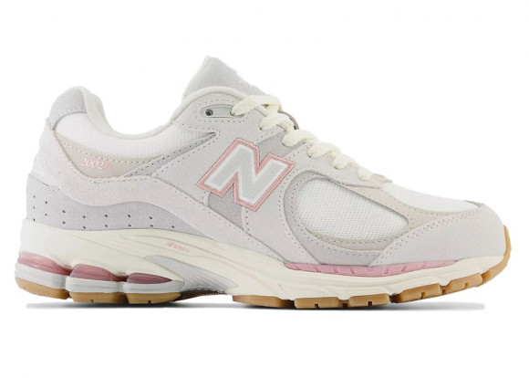 New Balance Unisex 2002R Sneakers - White/Grey/Pink - M2002RPM